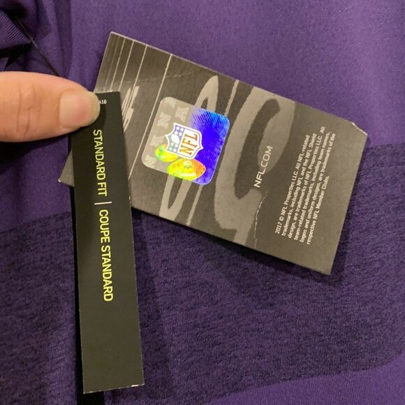 Nike Dri-Fit NFL M Vikings Polo Shirt T-Shirt - Picture 7 of 8